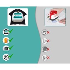 Termisk trykk Mefin 22,8x22.8 cm med timer og automatisk slår av