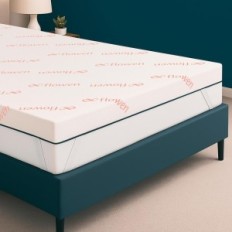 Topper Madrass 160x190 i Piaska 6 cm Vesen Avtakbar og Klesvask Futon for Bed and Exhibition Sofas