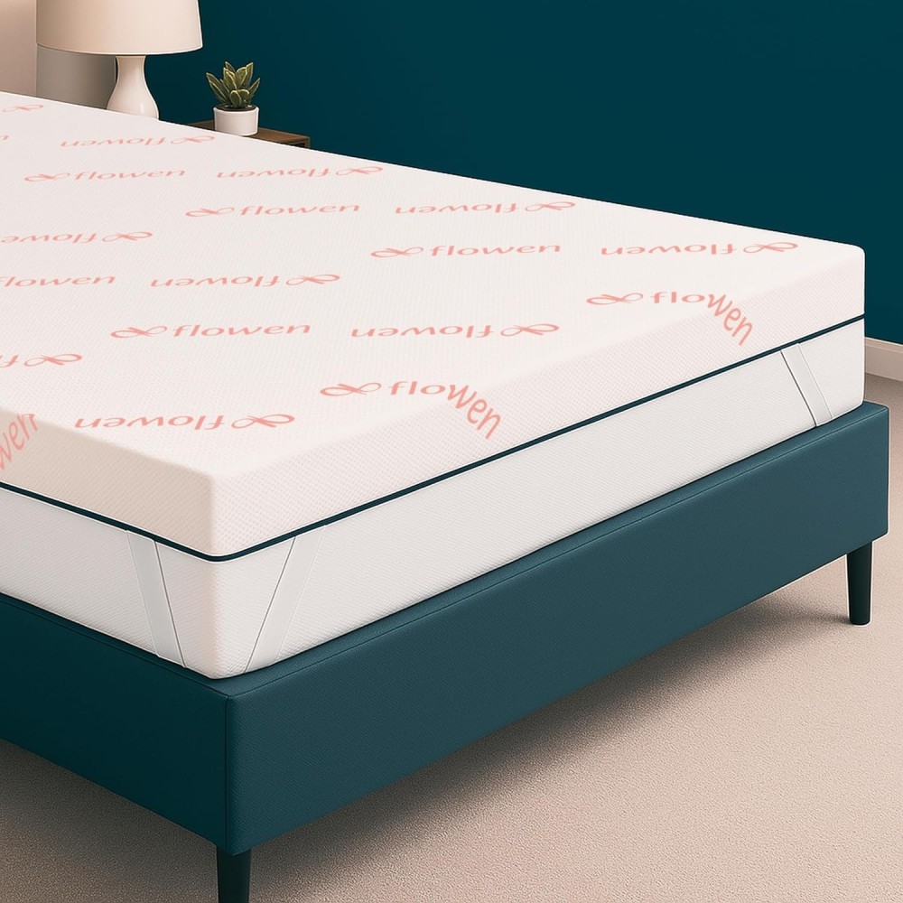 Materasso Topper 160x190 in Pianka 6 cm Sacchetto rimovibile e lavanderia futon per divani letto e da letto