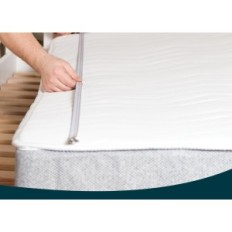 Materasso Topper 160x190 in Pianka 6 cm Sacchetto rimovibile e lavanderia futon per divani letto e da letto