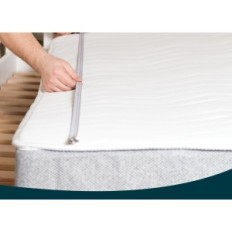 Matillas de topper 160x190 en Pianka 6 cm Pollo extraíble y de lavandería Futon para cama y sofás de exposición