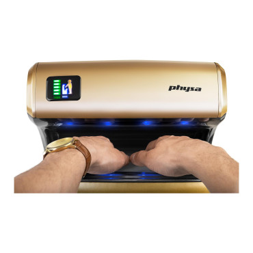 Stenski žepni sušilnik. Električna roka. Zlato 1200W Physa Bari Gold
