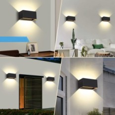 Lámpara Kingww usada 4 x LED 20W, ángulo ajustable, calor blanco 3000k, IP65