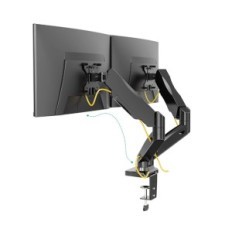 Rukoväte 2 Monitory Willy GSMP002 Nastaviteľný držiak plynu VESA s C-Buckle 19.8 lb Výstava