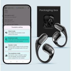 Fejhallgató fordítás AI 144 nyelven valós időben Bluetooth 5.4 alkalmazás