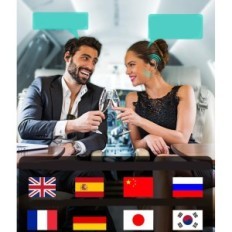 Earphones Translations AI 144 Realtid Sprog Bluetooth 5.4 Anvendelse