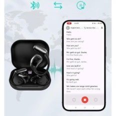 Earphones Translations AI 144 Real-time Languages Bluetooth 5.4 Application