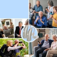 Usado Aparelho de Audição MEDCA Z128-BT Bluetooth para idosos com casal de redução de ruído