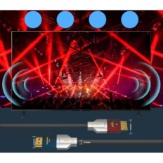 HDMI Optinen kaapeli 8k Fibbra 5m HDMI 2.1 48Gbps 8k @ 60hz 4k @ 120ghz earc