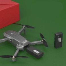 Begagnade Dron Wipkviey B12 GPS 4K kamera 5G WiFi borstlös 50 min flygning