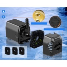 Bocchetto danneggiato, pompa da 18 V 35W con pompa acqua per tubo 2 m per fontana