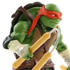 Ninja skilpadder Figur Michelangelo 15 cm Gave til barns fans