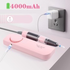 Elektrisk nagelborr Saviland DMJ105 Resultat 35000 RPM 9 Rosa Tips