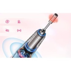 Taladro de uñas eléctrico Saviland DMJ105 ganancias 35000 RPM 9 puntas rosadas