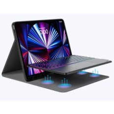 Billentyűzet iPad Pro 12.9 Eardo YF001-BK- ES- B QWERTY spanyol