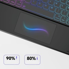 Tangentbord för iPad Pro 12.9 EARTO YF001-BK-ES-B QWERTY SPANSKA