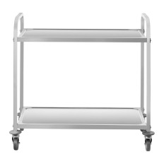 A 2-plate waiter waiter stroller up to 160 kg stainless steel