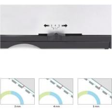 MAXEASY A4 / A5 21 lyukak 450 lap 100 bordázat 3 / 8 "PVC kezdőkészlet