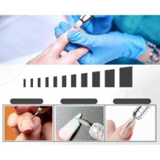 Elektrický mletí na nehty KREDOO 35000 ot / min bezkartáče s 11 tipy