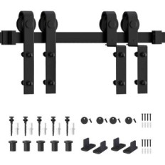 HDB0JZ6Famz 183 cm Set da porta scorrevole HDB0JZ6FAMZ 183 cm a doppia porta