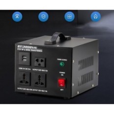 Transformador DT de Crescimentos Usados (2000VA) 2000W 220V a 110V com interruptor automático USB EU / USA