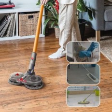 Brukt Dyson v12 mop elektrisk jajadeal slank med 12 pads og vanntank