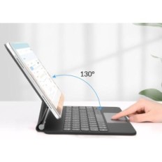 Custodia per iPad Pro 10.9 / 11 RII HL128 Tastiera spagnola con retroilluminazione e trackpad QWERTY