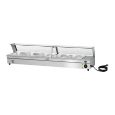 BEMAR Vattenvärmare med tråd- och glassköld 2200W 30L + 5X behållare GN1 / 2