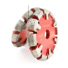 Dimanta vairogs betona gvhakg EN13236 120 mm 17x12 mm segmentā sausai griešanai izstādei