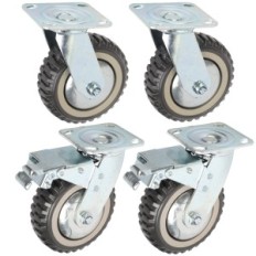 Mööbli ja kärude transportimiseks mõeldud väänderattad 150 mm transpordivarude jaoks 1000 kg Set 4 tk.