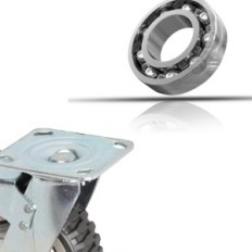 Vyöttöpyörät 150 mm: n kuljetuskärryt huonekaluille ja vaunuille Kapasiteetti 1000 kg Aseta 4 kpl.