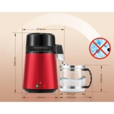 Un distillatore da 4L Hanchen 750W 1L / H con una brocca di vetro, casa e laboratorio