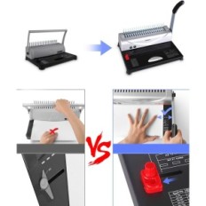 Μηχανή σύνδεσης Makeasy A4 21 τρύπες 450 Κάρτες χωρίς ένα σύνολο εκκίνησης