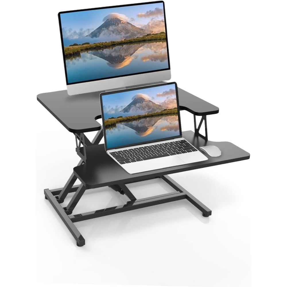 Desk Ergomaker DC02-22 "55x40 cm převodník pro posezení a stálé práce