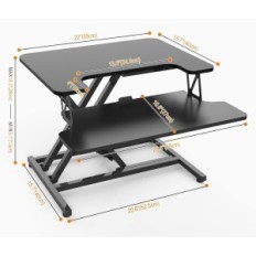 Stalas Ergomaker DC02-22 "55x40 cm Converter, sėdint ir stovinčiam darbui
