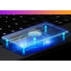 Billentyűzet iPad Air 11 "(M2) 2024 SENGBIRCH touchpad mágneses Bluetooth fekete POWING