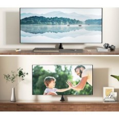 Monitora turētājs 24-57 "Ultra plata alumīnija, kravas ietilpība 27 kg, FPT80-C01X izstāde