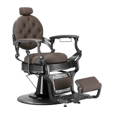 Sillón de barbero Gabbiano Niccolo Marrón
