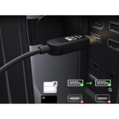 Cable óptico DisplayPort 2.1 FIBBR 10M Cable de fibra óptica 40GBPS 8K @ 60Hz 4K @ 144Hz G-sync