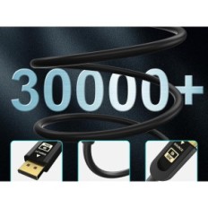 Optinis kabelis DisplayPort 2.1 Fibbr 10m pluošto optinis kabelis 40Gbps 8K @ 60Hz 4K @ 144Hz G-sinchronizavimas