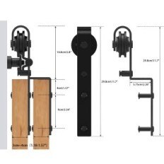 Slide Surge Bonikluba J55DFS 173 cm med en dörr till dörrar 80 cm utställning