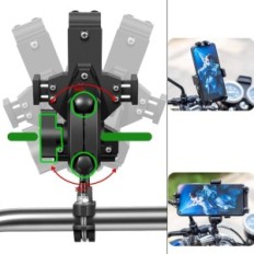 iMESTOU aluminum motorcycle phone holder