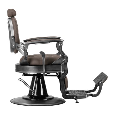 Barberstol Gabbiano Niccolo Brown — fra siden
