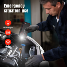 3 in 1 fnnkeme Q9c (2000a / 12v), elektroenerģijas banka 21800 mAh, zibspuldze