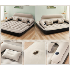 Gonflable Raptavis King size Grands matelas, confortable à la maison ou au camping