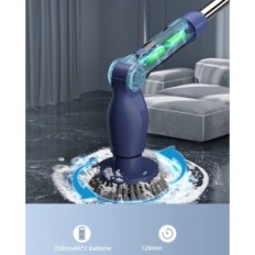 Elektrische borstel voor het reinigen van LEEEBIN YMG-818, met 8 nozzles, 37-130 cm