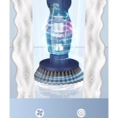 Cepillo eléctrico para limpiar Leebein YMG-818, con 8 boquillas, 37-130 cm