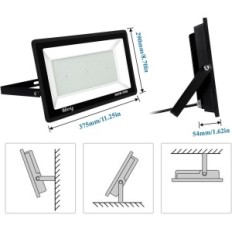 LED 5 500W 5000000LM IP66 LED-tulede valge kuni aia ja parkimine