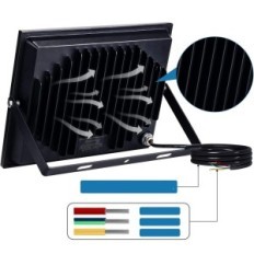 LED 5 500W 500W 50000LM IP66 LED προβολέα Λευκό σε κήπο και χώρο στάθμευσης