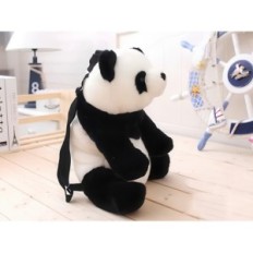 Lasten reppu RestEq Panda - Pehmeä pehmustettu reppu taaperolle